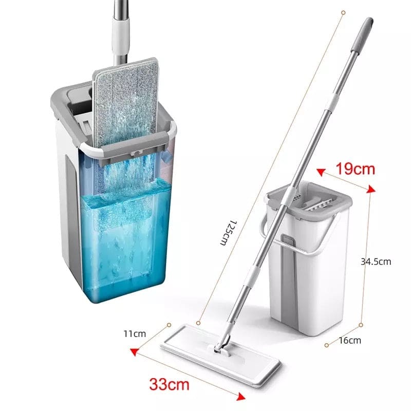 Flat Magic Easy Cleaning Mop, Floors Squeeze Flat Mop, Kitchen Floor Cleaning Tool, Flat Squeeze Mop and Bucket, Hand-Free Wringing Floor Cleaning Mop, Wet or Dry Usage Magic Automatic Spin Self Cleaner Flat Magic Easy Cleaning Mop, Floors Squeeze Flat Mop, Kitchen Floor Cleaning Tool, Flat Squeeze Mop and Bucket, Hand-Free Wringing Floor Cleaning Mop, Wet or Dry Usage Magic Automatic Spin Self Cleaner